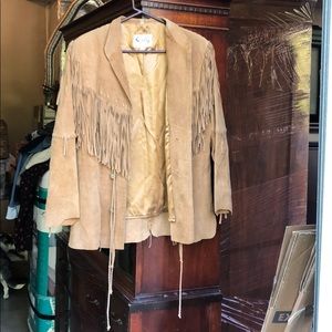 Vintage Scully Leather Fringe Jacket